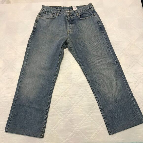 Lucky Brand Carpenter Blue Jeans 33X28 made in‎ the USA - Picture 1 of 6